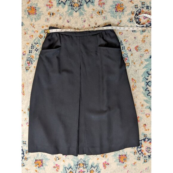 Vintage 1980's Halston III Skirt Suit in Black - 10/12 - Picture 11 of 15
